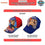Nickelodeon Boys Paw Patrol Baseball Cap 2 Pack (Ages 2-7), Blue/Red 4-7 - 757 Sports Collectibles