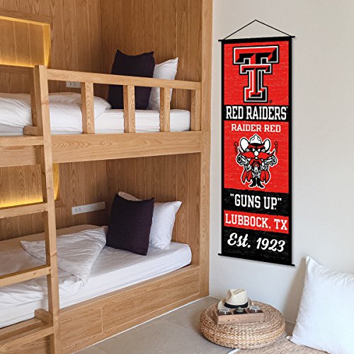Texas Tech Red Raiders Banner and Scroll Sign - 757 Sports Collectibles