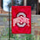 OSU Buckeyes Red Garden Flag and Yard Banner - 757 Sports Collectibles