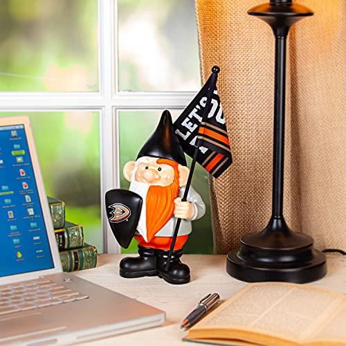 Team Sports America Anaheim Ducks, Flag Holder Gnome - 757 Sports Collectibles
