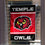 Temple Owls Garden Banner Flag - 757 Sports Collectibles