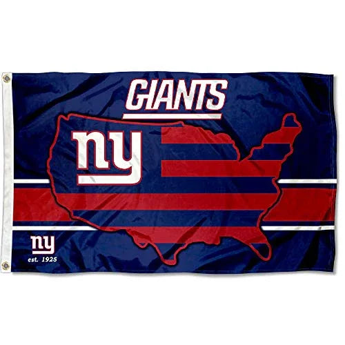 WinCraft New York Giants Nation USA American Country 3x5 Flag - 757 Sports Collectibles