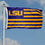 College Flags & Banners Co. Louisiana State LSU Tigers Stars and Stripes Nation Flag - 757 Sports Collectibles