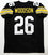 Rod Woodson Autographed Black Pro Style Jersey w/HOF- JSA W Auth 6