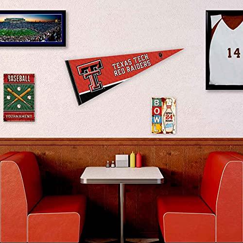 College Flags & Banners Co. Texas Tech Red Raiders Pennant Full Size Felt - 757 Sports Collectibles