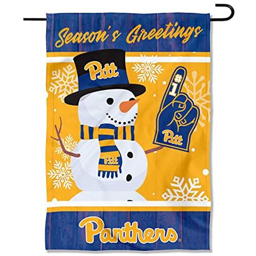 Pittsburgh Panthers Holiday Winter Snow Garden Banner Flag - 757 Sports Collectibles