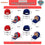Nickelodeon Boys Paw Patrol Baseball Cap 2 Pack (Ages 2-7), Blue/Red 4-7 - 757 Sports Collectibles