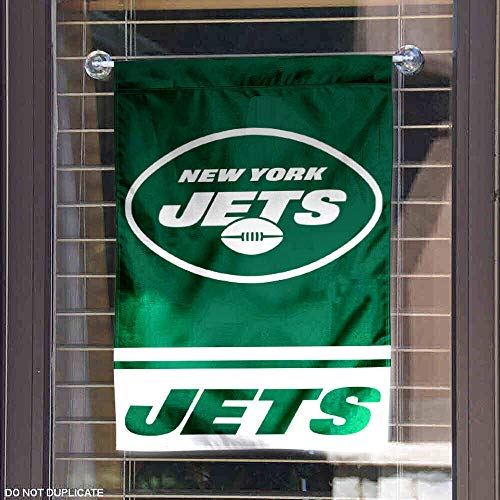WinCraft New York Jets New Logo Yard Garden Banner Flag - 757 Sports Collectibles