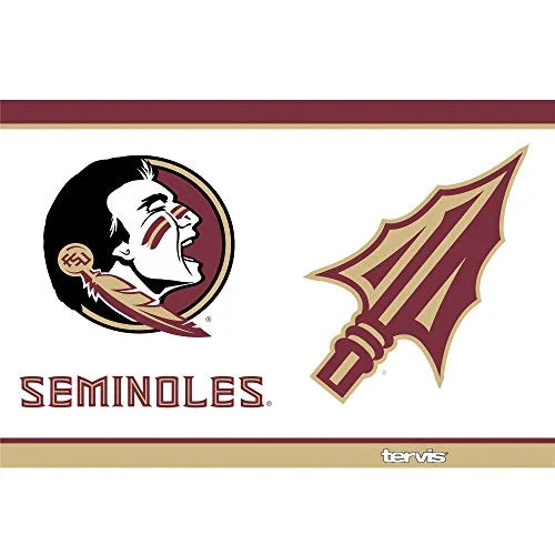 Tervis Triple Walled Florida State University FSU Seminoles Insulated Tumbler Cup Keeps Drinks Cold & Hot, 30oz - Stainless Steel, Tradition - 757 Sports Collectibles