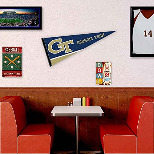College Flags & Banners Co. Georgia Tech Yellow Jackets Full Size Pennant - 757 Sports Collectibles