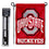 College Flags & Banners Co. Ohio State University Buckeyes Garden Flag and Flag Stand Pole Holder Set - 757 Sports Collectibles
