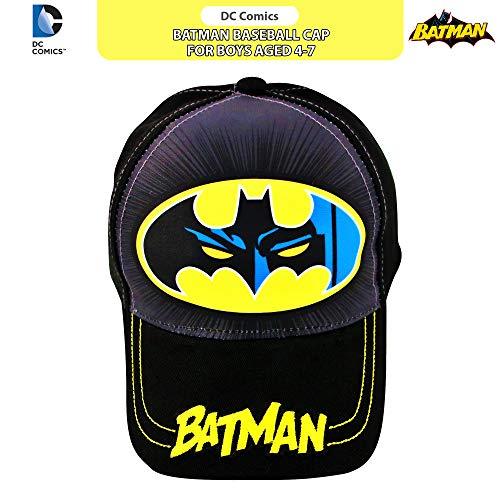 DC Comics Boys Baseball Cap with 3D POP: Batman, Superman and Justice League (Ages 2-7) - 757 Sports Collectibles