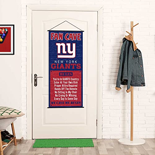 WinCraft New York Giants Man Cave Fan Banner Wall Door Scroll - 757 Sports Collectibles