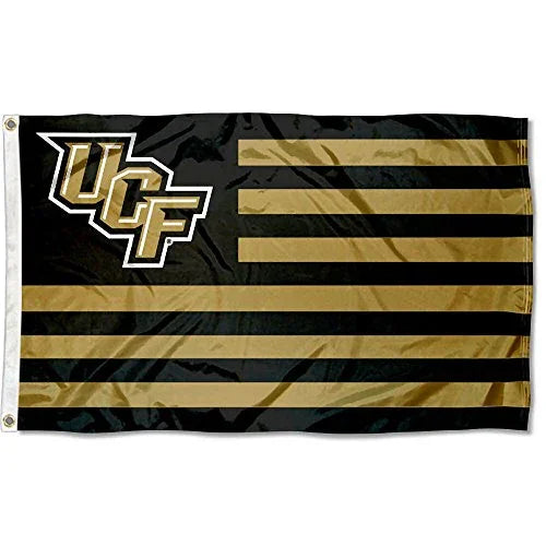 College Flags & Banners Co. Central Florida Knights Stars and Stripes Nation Flag - 757 Sports Collectibles