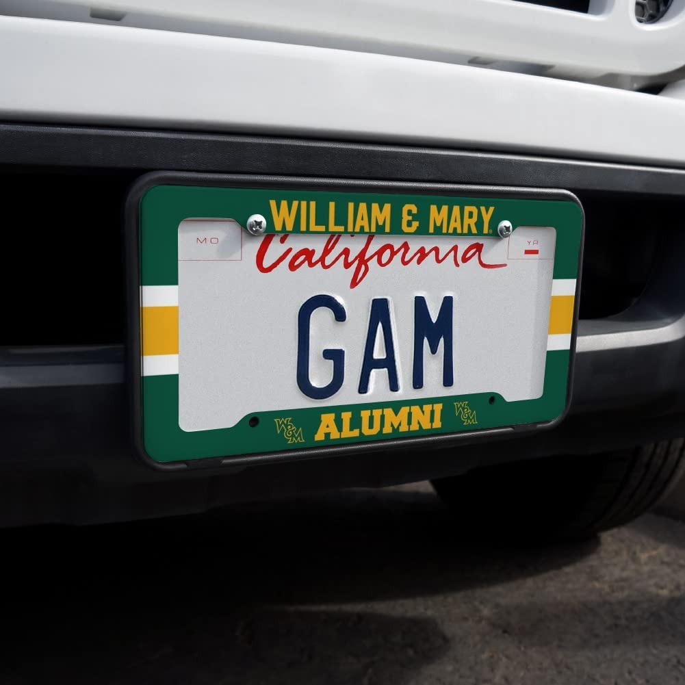 College of William & Mary Alumn License Plate Tag Frame - 757 Sports Collectibles