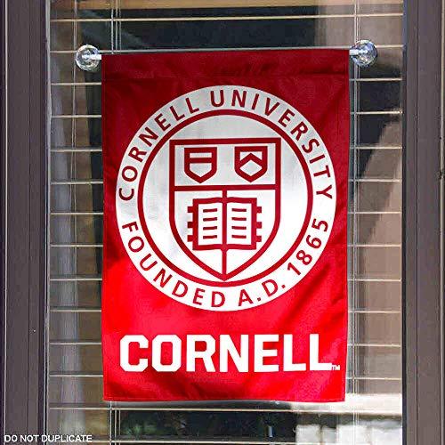 College Flags & Banners Co. Cornell Big Red Insignia Garden Flag - 757 Sports Collectibles