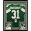 Framed Autographed/Signed Wilbert Montgomery 33x42 Philadelphia Eagles Green Football Jersey JSA COA