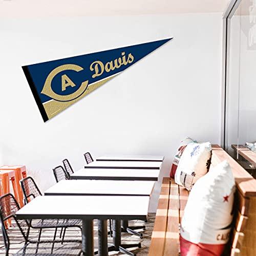 College Flags & Banners Co. Cal Davis Pennant Full Size Felt - 757 Sports Collectibles