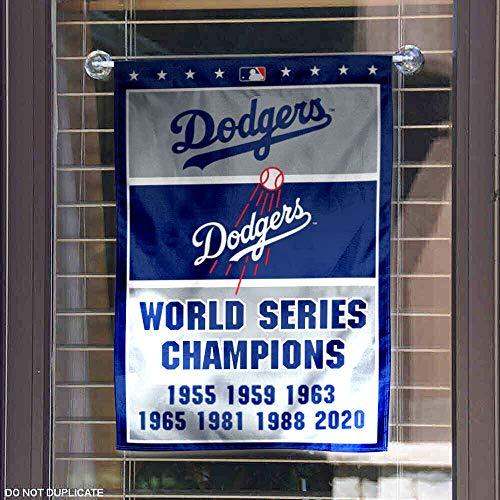 WinCraft Los Angeles 7-Time World Champions Double Sided Garden Flag - 757 Sports Collectibles