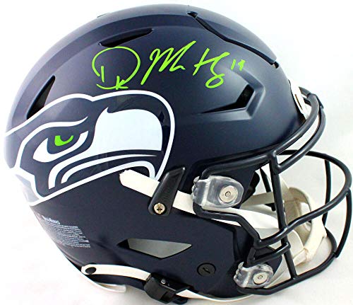 DK Metcalf Autographed Seattle Seahawks F/S SpeedFlex w/#14 - Beckett W Auth Green - 757 Sports Collectibles