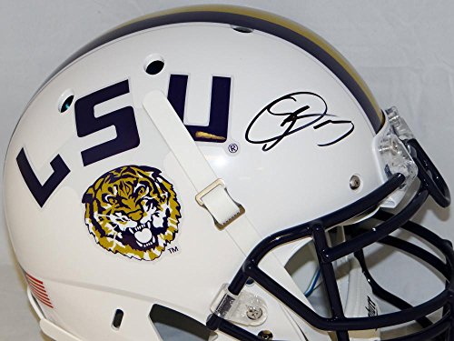 Odell Beckham Autographed LSU Tigers F/S White Authentic Schutt Helmet- JSA Auth - 757 Sports Collectibles