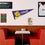 College Flags & Banners Co. Western Illinois Leathernecks Pennant Full Size Felt - 757 Sports Collectibles
