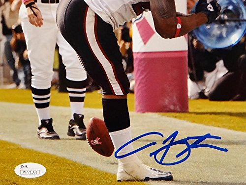 Arian Foster Autographed Texans 8x10 Vertical Side View TD Bow Photo- JSA W Auth - 757 Sports Collectibles