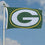 WinCraft Green Bay Packers Embroidered Nylon Flag - 757 Sports Collectibles