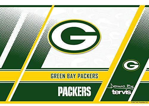 Tervis Triple Walled NFL Green Bay Packers Insulated Tumbler Cup Keeps Drinks Cold & Hot, 30oz - Stainless Steel, Edge - 757 Sports Collectibles
