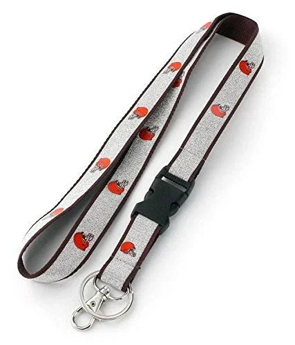 Total Sports Enterprises BROWNS SPARKLE (BROWN) LANYARD