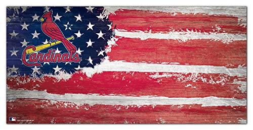 Fan Creations MLB St. Louis Cardinals Unisex St. Louis Cardinals Flag Sign, Team Color, 6 x 12 - 757 Sports Collectibles