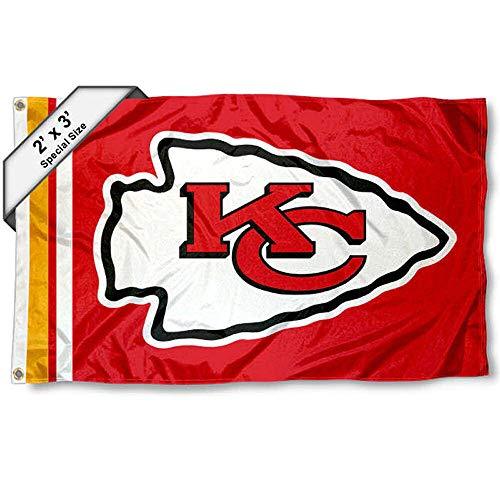 WinCraft KC Chiefs 2x3 Feet Flag - 757 Sports Collectibles