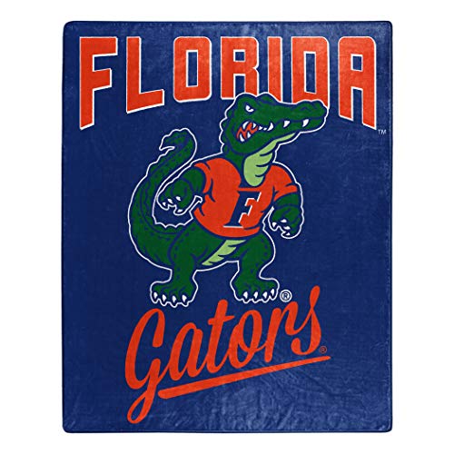 NORTHWEST NCAA Florida Gators Raschel Throw Blanket, 50" x 60", Alumni - 757 Sports Collectibles