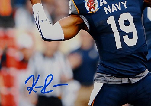 Keenan Reynolds Autographed Navy Midshipmen 8x10 Passing Photo- JSA W Auth - 757 Sports Collectibles
