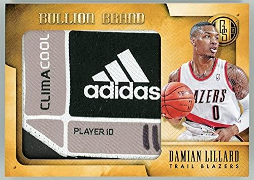 Damian Lillard 2013-14 Panini Gold Standard Bullion Brand Jersey Tag Patch 1/2 - 757 Sports Collectibles