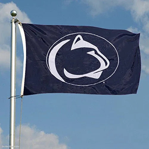 College Flags & Banners Co. PSU Nittany Lions Embroidered and Stitched Nylon Flag - 757 Sports Collectibles