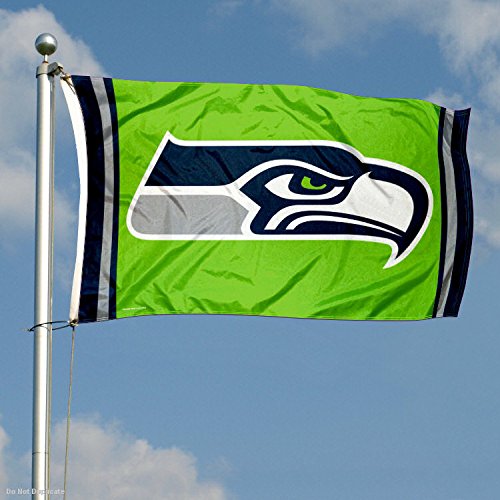 WinCraft Seattle Seahawks Green Flag and Banner - 757 Sports Collectibles