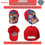 Nickelodeon Boys Paw Patrol Baseball Cap 2 Pack (Ages 2-7), Blue/Red 4-7 - 757 Sports Collectibles