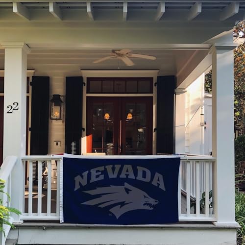 Desert Cactus University of Nevada Reno Flag UNR Wolf Pack Flags Banners 100% Polyester Indoor Outdoor 3x5 (Style 1a) - 757 Sports Collectibles