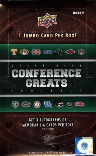 2014 Upper Deck SEC Conference Greats Football Hobby Box - 757 Sports Collectibles