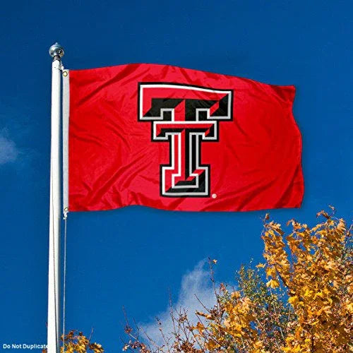 TTU Texas Tech Red Raiders University Large College Flag - 757 Sports Collectibles
