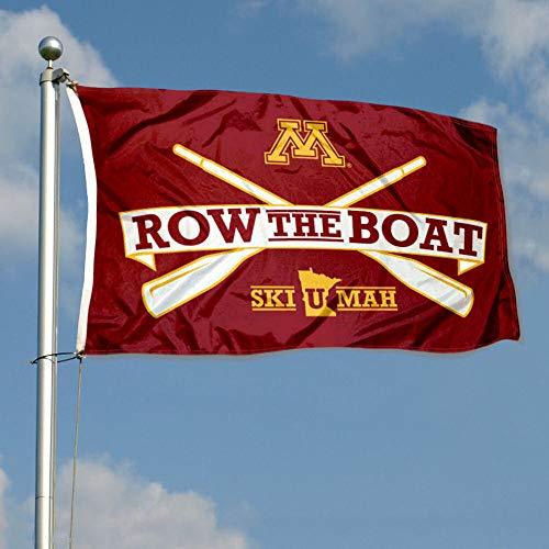 College Flags & Banners Co. Minnesota Gophers Row The Boat Ski U Mah Flag - 757 Sports Collectibles