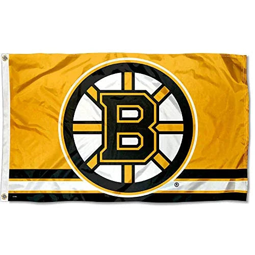 WinCraft Boston Bruins Gold Flag 3x5 Feet Banner - 757 Sports Collectibles