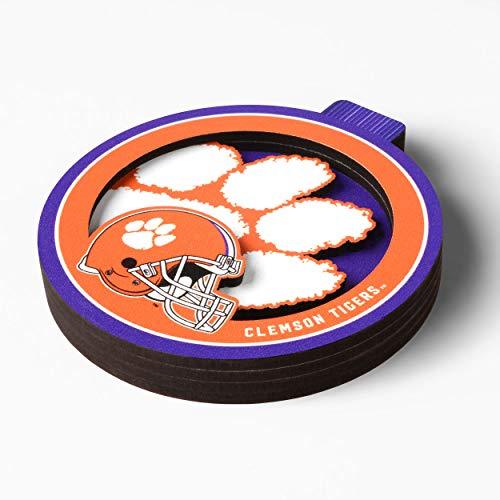 YouTheFan NCAA Clemson Tigers 3D Logo Series Ornament - 757 Sports Collectibles