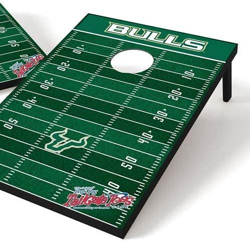 Wild Sports NCAA 2' x 3' Football Field Cornhole Bag Toss Game