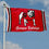College Flags & Banners Co. Georgia Bulldogs Vault Throwback Vintage Double Sided Flag - 757 Sports Collectibles