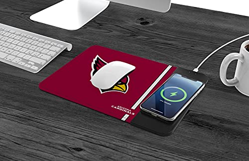 SOAR NFL Wireless Charging Mouse Pad, Arizona Cardinals - 757 Sports Collectibles