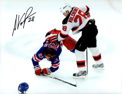 New Jersey Devils Anton Volchenkov signed 8x10 photo
