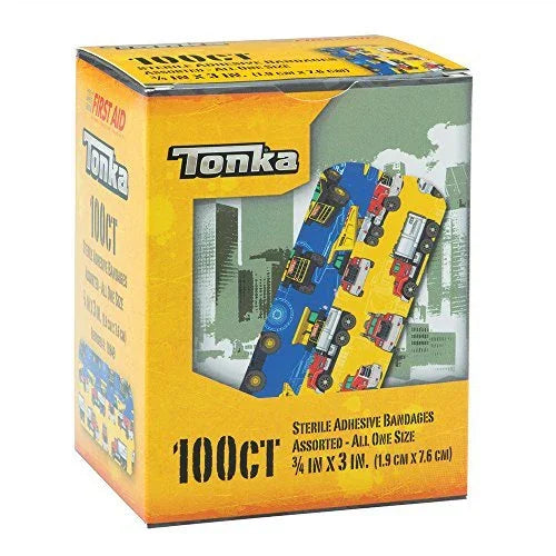 Tonka Bandages - First Aid Supplies - 100 per Pack (2 PACK) - 757 Sports Collectibles