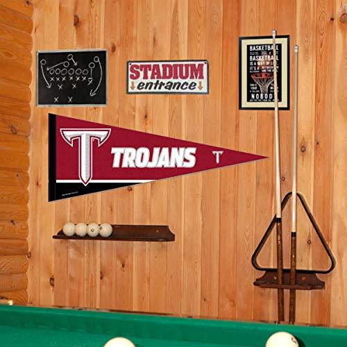 College Flags & Banners Co. Troy University Pennant Full Size Felt - 757 Sports Collectibles